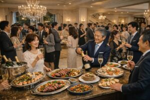 出張料理　出張シェフ　歓送迎会　接待