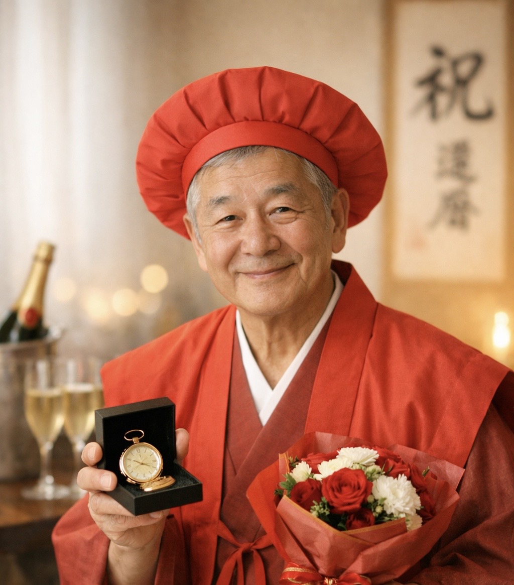 還暦のお祝いに出張料理